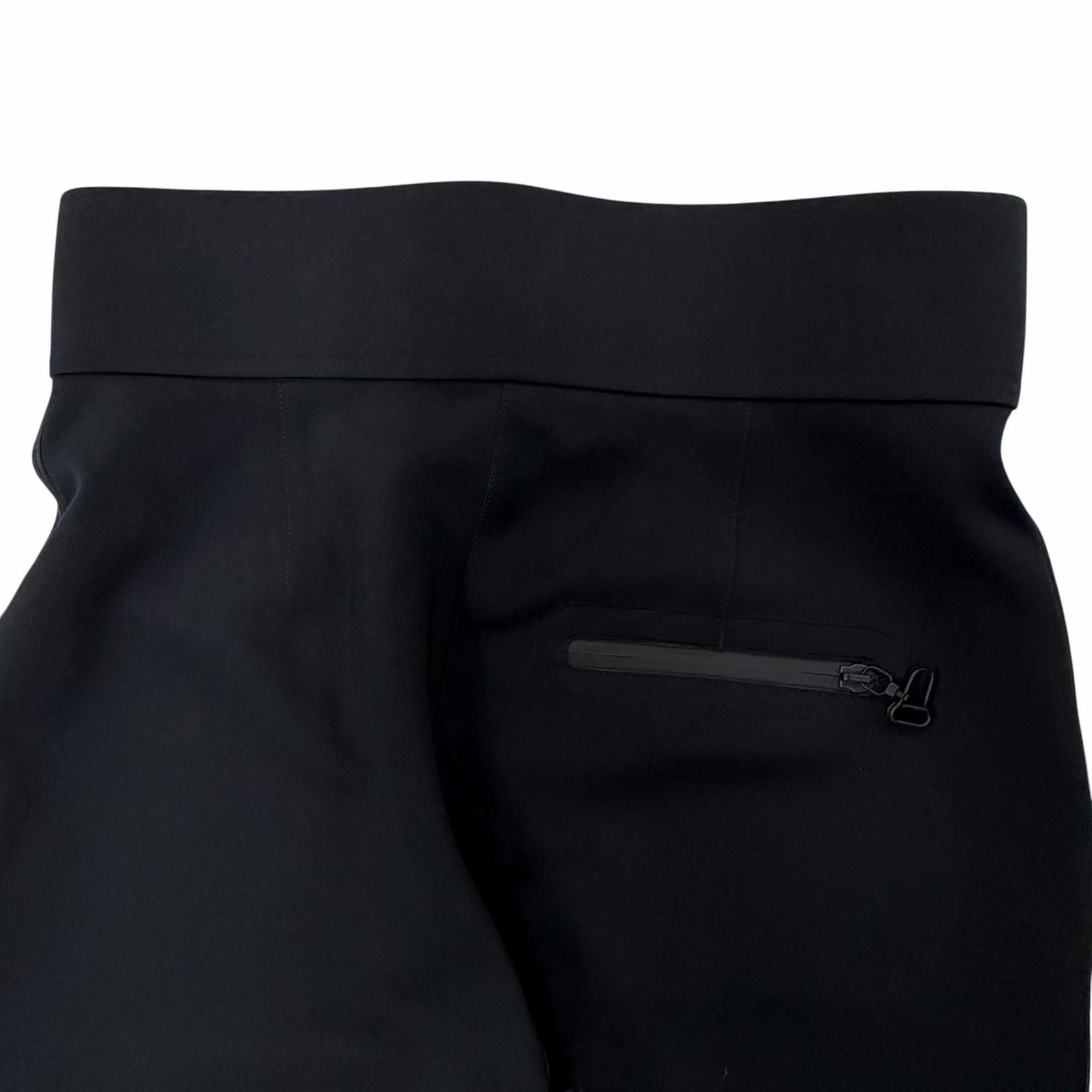 Louis Vuitton Monogram Zip High Waist Stretch Pants Black 40 — view 4