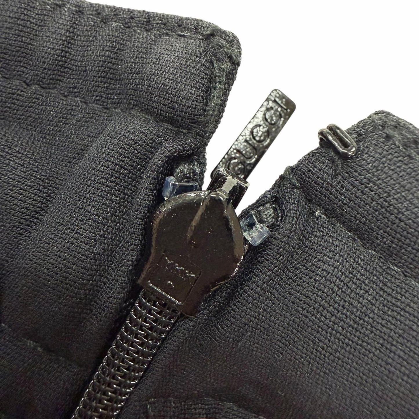 Gucci Wool Silk Interlocking Button Suit Set Black 36 — view 9