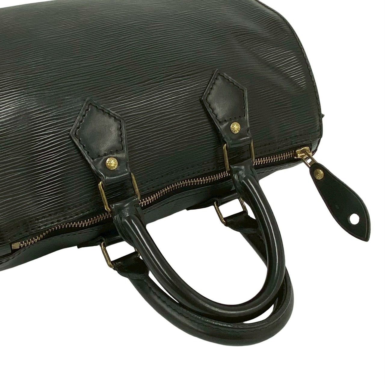 Louis Vuitton Vintage Speedy 25 Epi Leather Boston Bag Noir — view 4