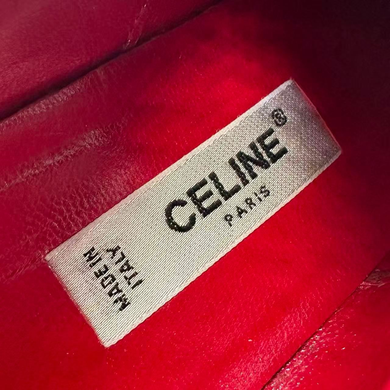 Celine Loafers Leather Croco Pattern 36.5 Brown — view 8