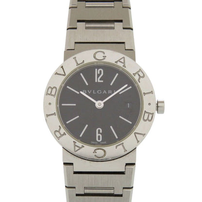 Bvlgari SS Black Quartz Watch Dial