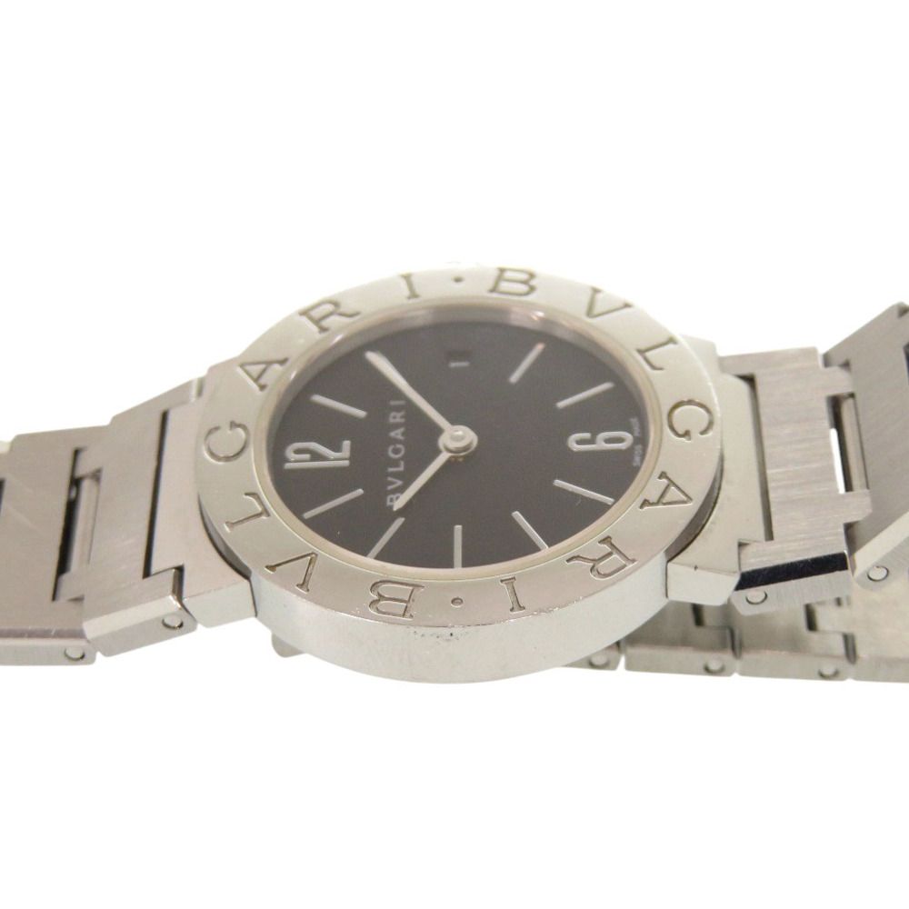 Bvlgari SS Black Quartz Watch Dial — view 7