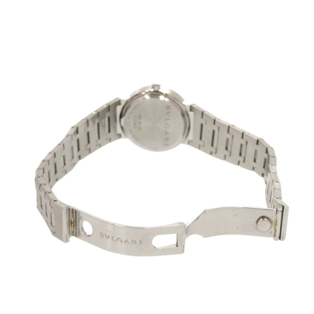 Bvlgari SS Black Quartz Watch Dial — view 2