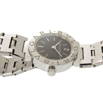 Bvlgari SS Black Quartz Watch Dial — view 6