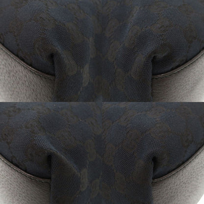 Gucci GG Canvas Leather Black Tote — view 4