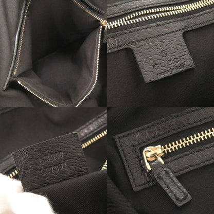 Gucci GG Canvas Leather Black Tote — view 7
