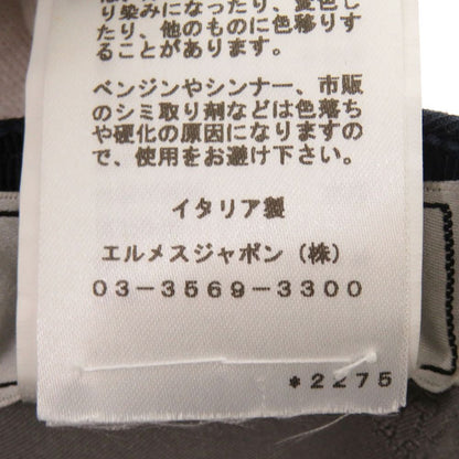 Hermes Nevada Super Cap Cotton Navy Hat — view 8