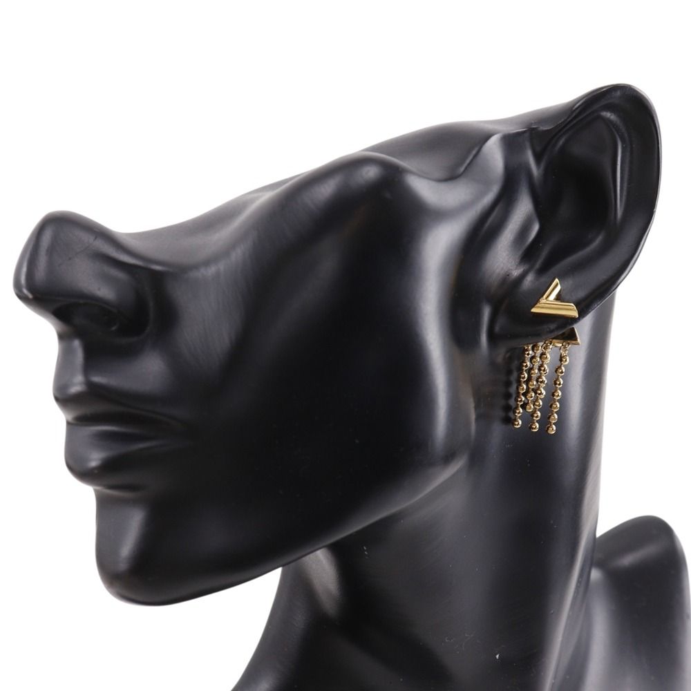 Louis Vuitton Essential Skin Gold Plated Earrings — view 2