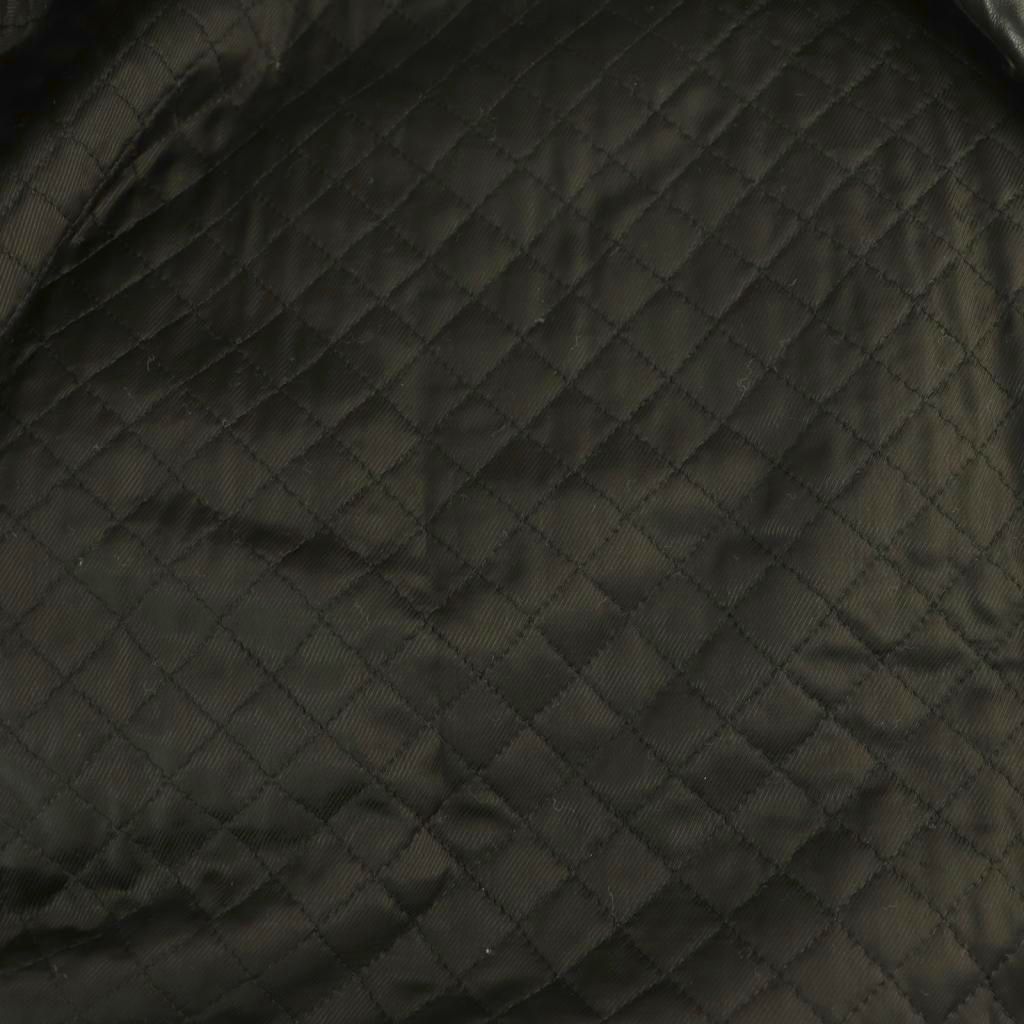 Max Mara Leather Jacket Double 40 Black DF — view 4