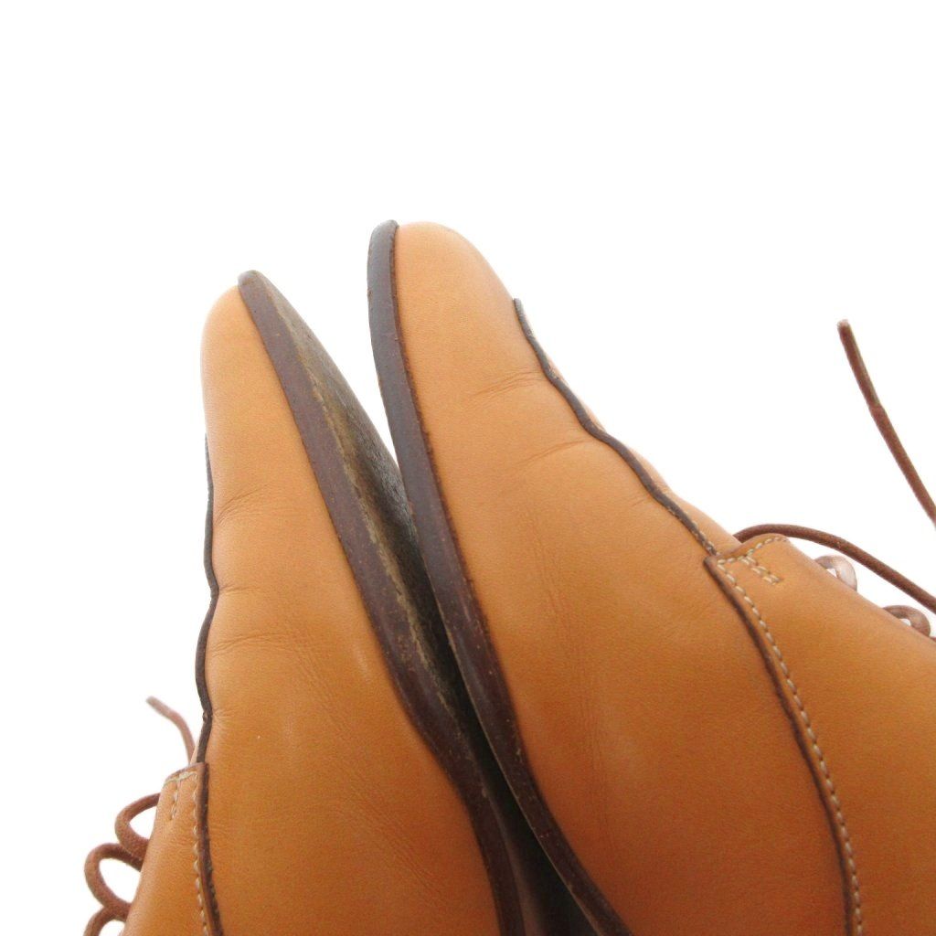 Prada Dress Shoes Derby Tip 36.5 Light Brown — view 8