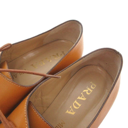 Prada Dress Shoes Derby Tip 36.5 Light Brown — view 7