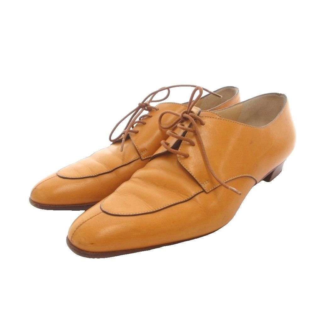 Prada Dress Shoes Derby Tip 36.5 Light Brown