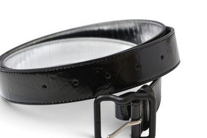 Bottega Veneta Belt Patent Leather 95 cm Black — view 6