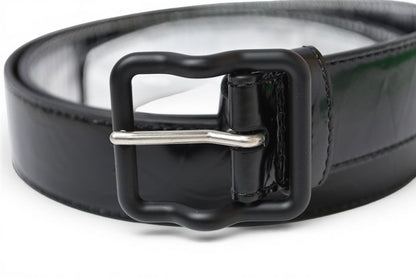 Bottega Veneta Belt Patent Leather 95 cm Black — view 2
