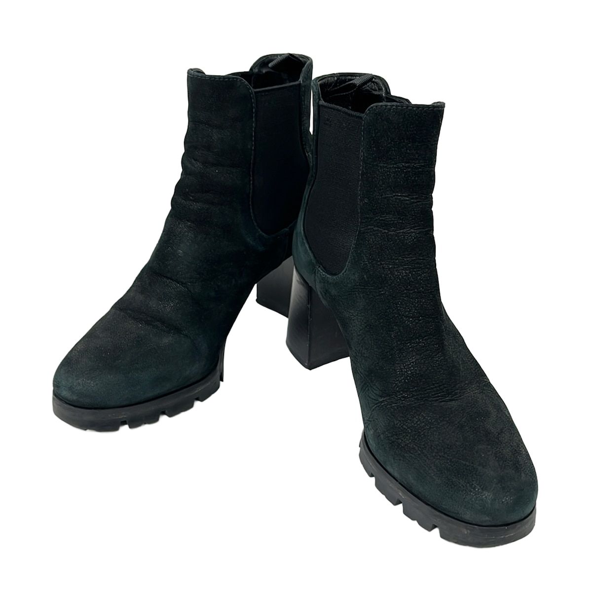 Prada Short Boots 35 Black Side Gore — view 2