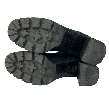 Prada Short Boots 35 Black Side Gore — view 4