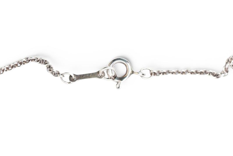Tiffany & Co Necklace Pendant Silver Elsa Peretti Open Heart Motif Width 2.1 cm — view 5