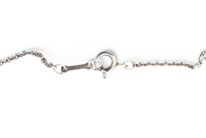 Tiffany & Co Necklace Pendant Silver Elsa Peretti Open Heart Motif Width 2.1 cm — view 5