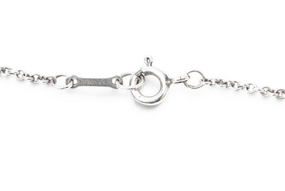 Tiffany & Co Necklace Pendant Silver Elsa Peretti Open Heart Motif Width 2.1 cm — view 3
