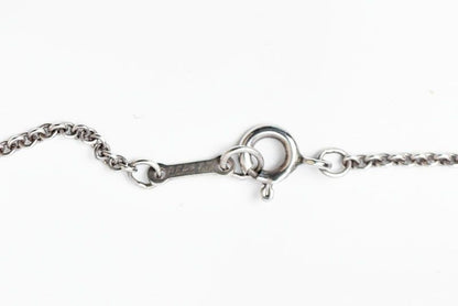 Tiffany & Co Necklace Pendant Silver Elsa Peretti Open Heart Motif Width 2.1 cm — view 4