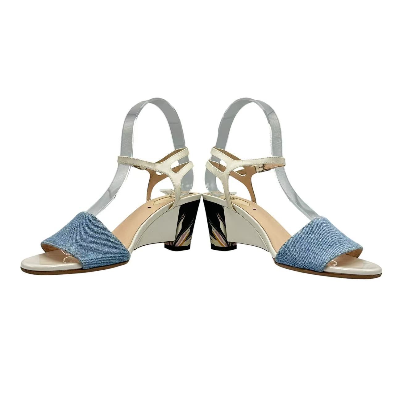 Fendi Sandals Strap Heels Multicolor — view 4