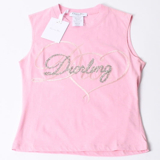 Dior Pink Color Tank Top Galliano