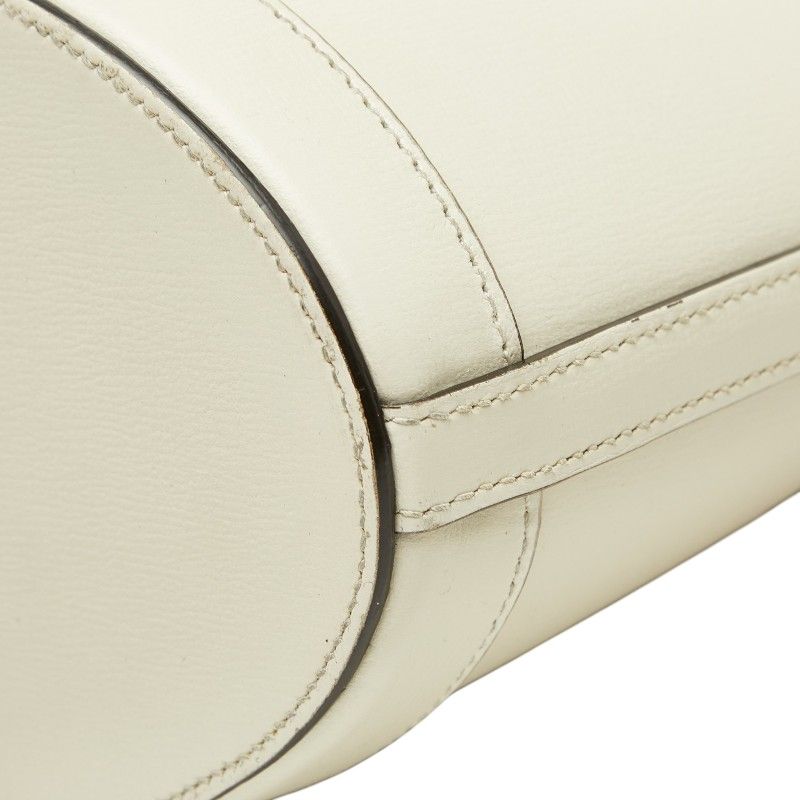 Gucci GG Canvas Horsebit Bucket Bag Beige Leather — view 4