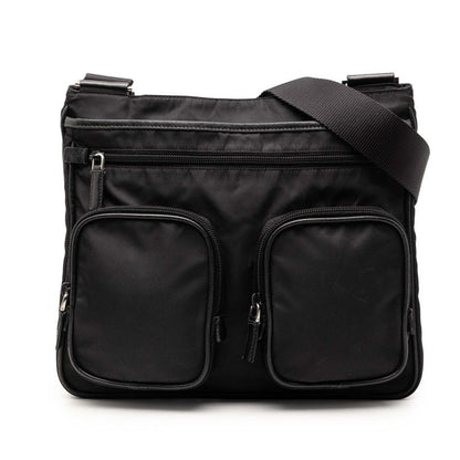 Prada Crossbody Shoulder Bag Black Nylon