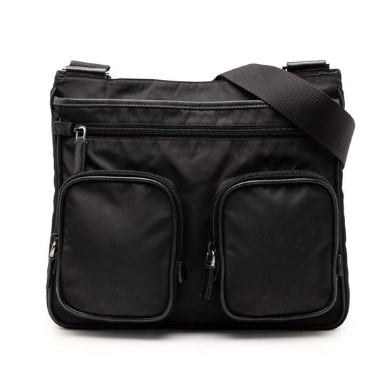 Prada Crossbody Shoulder Bag Black Nylon