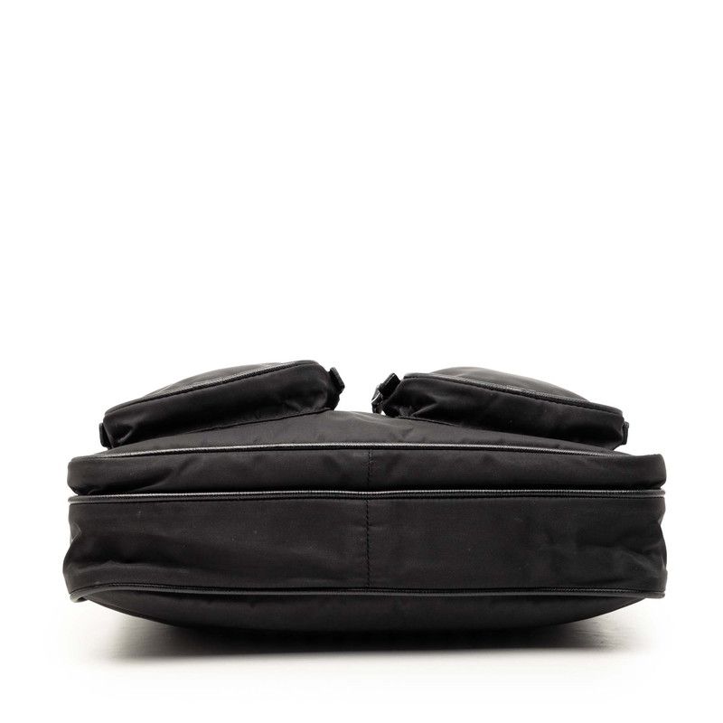 Prada Crossbody Shoulder Bag Black Nylon — view 3