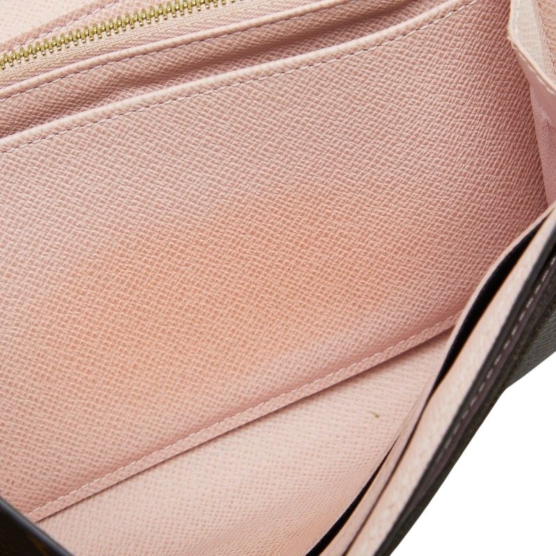 Louis Vuitton Monogram Portefeuille Sarah Wallet Brown Leather — view 8