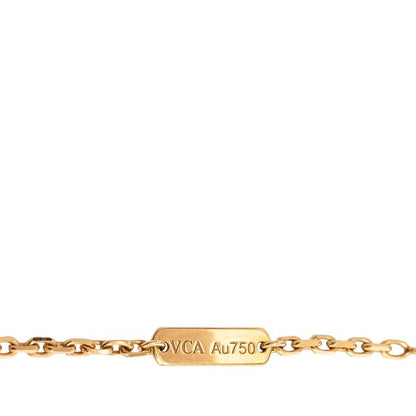 Van Cleef & Arpels Magic Alhambra Long Necklace 1 Motif Green 18k Yellow Gold — view 5