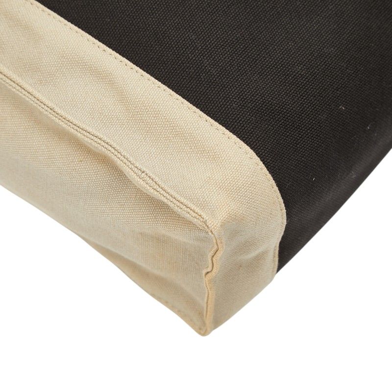 Hermes Tapidocell Clutch Black Beige Cotton — view 5