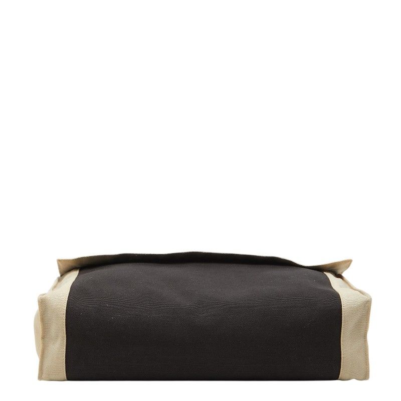 Hermes Tapidocell Clutch Black Beige Cotton — view 3