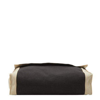Hermes Tapidocell Clutch Black Beige Cotton — view 3