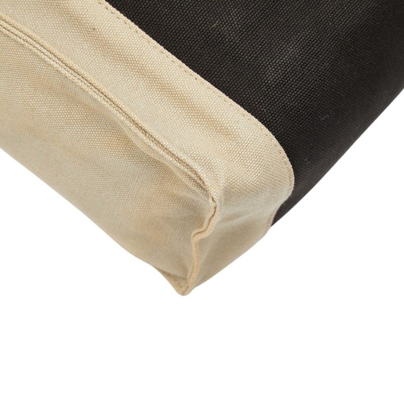 Hermes Tapidocell Clutch Black Beige Cotton — view 7