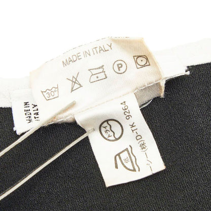 Celine Logo Tank Top Camisole 38 Black White Polyester Nylon — view 5