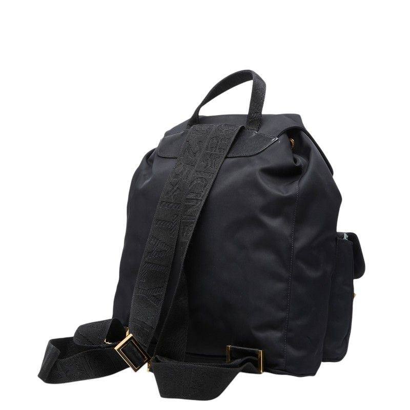 Fendi Backpack Black Nylon Leather — view 2