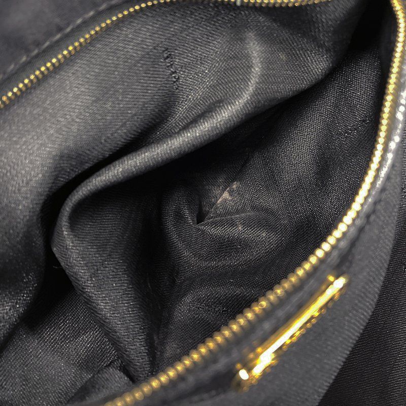 Fendi Backpack Black Nylon Leather — view 8