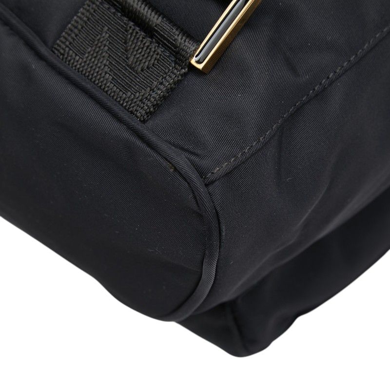 Fendi Backpack Black Nylon Leather — view 6