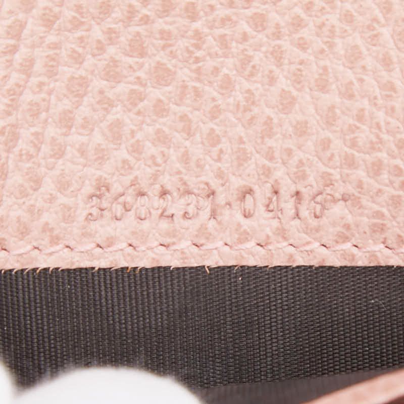 Gucci Swing Crossbody Shoulder Wallet Bag Pink Leather — view 8
