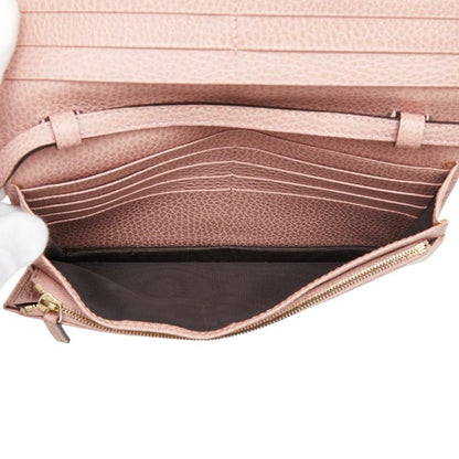 Gucci Swing Crossbody Shoulder Wallet Bag Pink Leather — view 7