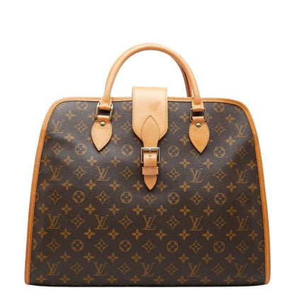 Louis Vuitton Monogram Rivoli Business Briefcase Document Brown Leather