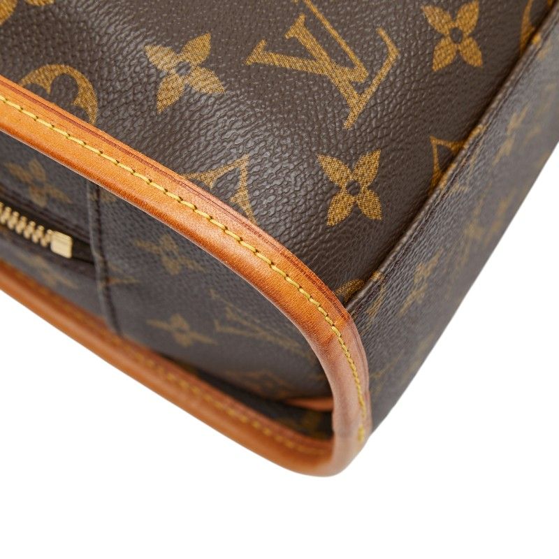 Louis Vuitton Monogram Rivoli Business Briefcase Document Brown Leather — view 7
