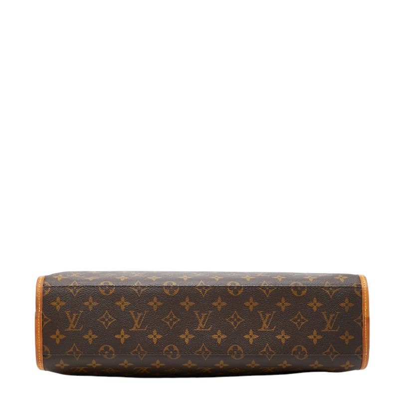 Louis Vuitton Monogram Rivoli Business Briefcase Document Brown Leather — view 3