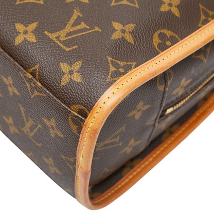 Louis Vuitton Monogram Rivoli Business Briefcase Document Brown Leather — view 4