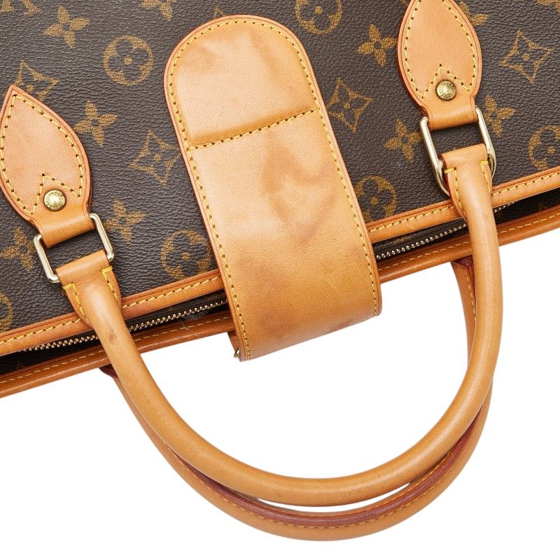 Louis Vuitton Monogram Rivoli Business Briefcase Document Brown Leather — view 8