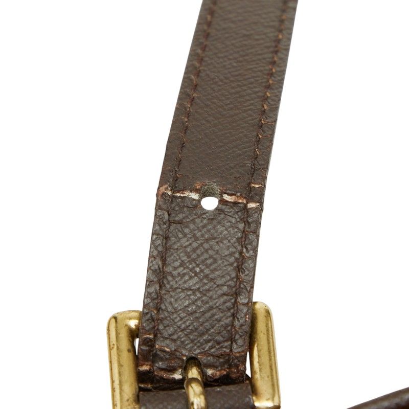 Louis Vuitton Damier Marais Tote Shoulder Bag Bucket Brown Leather — view 7