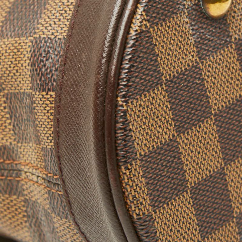 Louis Vuitton Damier Marais Tote Shoulder Bag Bucket Brown Leather — view 5