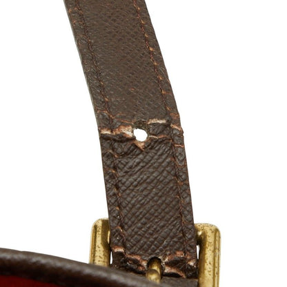 Louis Vuitton Damier Marais Tote Shoulder Bag Bucket Brown Leather — view 6